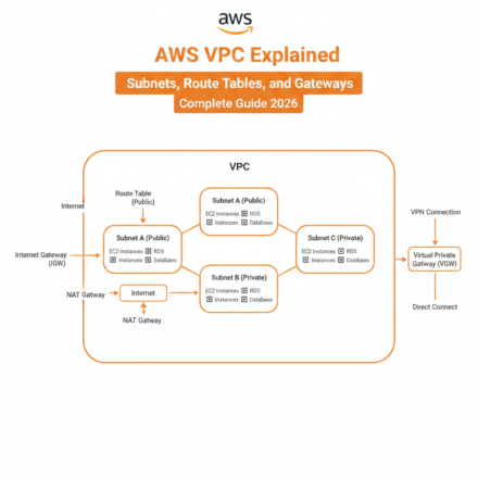 AWS VPC Explained: Subnets, Route Tables, and Gateways – Complete Guide 2026