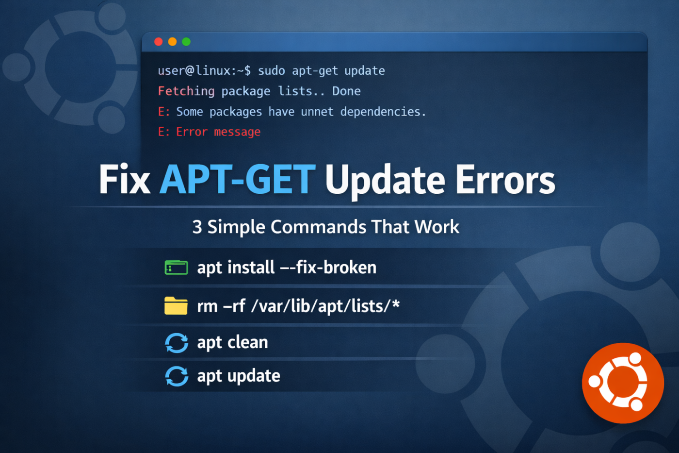 Fix APT-GET Update Error in Linux: 100% Working Solutions (2026 Guide)